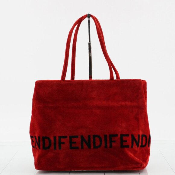 Fendi Velvet Tote - Picture 1 of 15